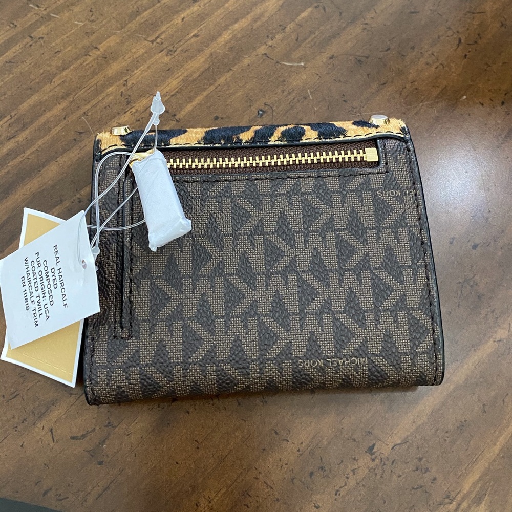 NEW MICHAEL KORS MOTT BROWN MULTI MD SLIM ENV TRIFOLD 20 pieces - Picture 8 of 9